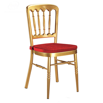Stackbare Luxus Hochzeit Chiavari Stuhl Aluminium Eisen Veranstaltung Sitzgelegenheiten 7.7 Pfund Gewicht