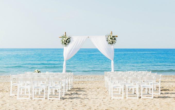 neueste Unternehmensnachrichten über Hochzeit im Freien - Strandhochzeit  2
